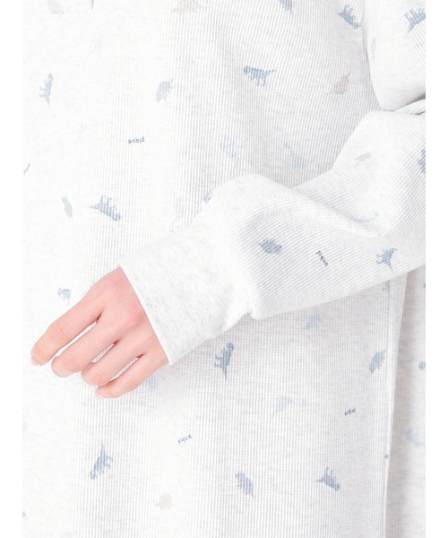 新品♡完売レア♡ジェラートピケ ダイナソー ワンピース ドレス ピンク gelato pique（ジェラートピケ）の「ダイナソーワッフルドレス