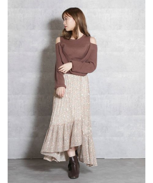 dazzlin（ダズリン）の「ＣｈｅｅｒｙＦｌｏｗｅｒプリーツスカート（スカート・レディース・アイボリー/イエロー/ブルー・SMALL/MEDIUM）」の11枚目の写真