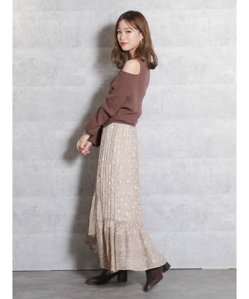 dazzlin（ダズリン）の「ＣｈｅｅｒｙＦｌｏｗｅｒプリーツスカート（スカート・レディース・アイボリー/イエロー/ブルー・SMALL/MEDIUM）」の12枚目の写真