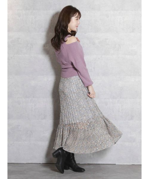 dazzlin（ダズリン）の「ＣｈｅｅｒｙＦｌｏｗｅｒプリーツスカート（スカート・レディース・アイボリー/イエロー/ブルー・SMALL/MEDIUM）」の13枚目の写真