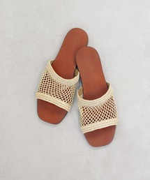 DouDou | ペーパー編みフラットサンダル(サンダル)