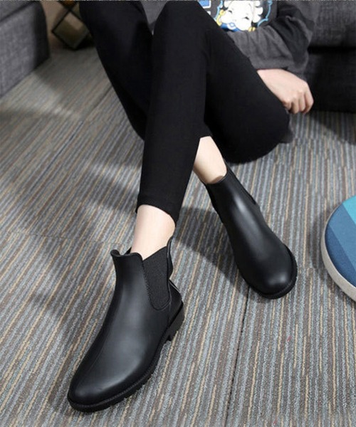 aimoha（アイモハ）の「サイドゴア ショート レインブーツ（レインシューズ・レディース・ピンク/ブラック/グレー/ブラウン・23.0cm/24.0cm/24.5cm/25.0cm/22.5cm/23.5cm/25.5cm/26.0cm/26.5cm/22.0cm）」の21枚目の写真