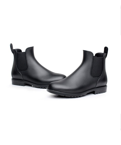 aimoha（アイモハ）の「サイドゴア ショート レインブーツ（レインシューズ・レディース・ピンク/ブラック/グレー/ブラウン・23.0cm/24.0cm/24.5cm/25.0cm/22.5cm/23.5cm/25.5cm/26.0cm/26.5cm/22.0cm）」の5枚目の写真