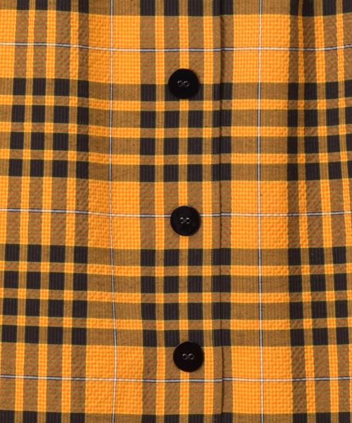 Diagram(ダイアグラム)の「チェックタイトミディスカート(スカート・レディース・グリーン/イエロー・36)」の7枚目の写真