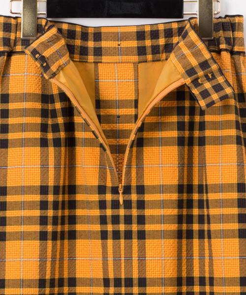 Diagram(ダイアグラム)の「チェックタイトミディスカート(スカート・レディース・グリーン/イエロー・36)」の11枚目の写真