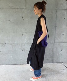 ulu | Pintuck midilength shirt onepiece(ワンピース)