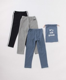 b・ROOM（ビールーム）の「【プチプラ通園セット】巾着付きスリムパンツ3枚セット（その他パンツ・キッズ）」