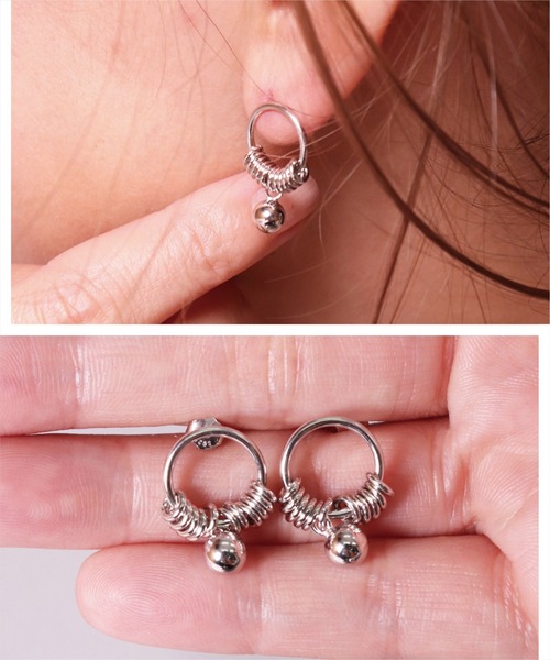 BAYBLO（ベイブロ）の「(EL)【ユニセックス】シルバー925 デザイン ピアス[2個入り/両耳用]（ピアス（両耳用）・レディース・シルバー系その他/シルバー系その他2/シルバー系その他3/シルバー系その他4/シルバー系その他5/シルバー系その他6/シルバー系その他7/その他8/その他9/その他10/その他11/その他12/その他13/その他14/その他15/その他16/その他17/その他18/その他19/その他20/その他21/その他22/その他23/その他24/その他25/その他26/その他27/その他28/その他29/その他30/その他31/その他32/その他33/その他34/その他35/その他1/その他2/その他3/その他4・FREE）」の10枚目の写真