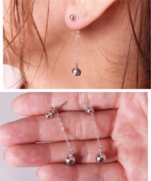 (EL)【ユニセックス】シルバー925 デザイン ピアス[2個入り/両耳用]