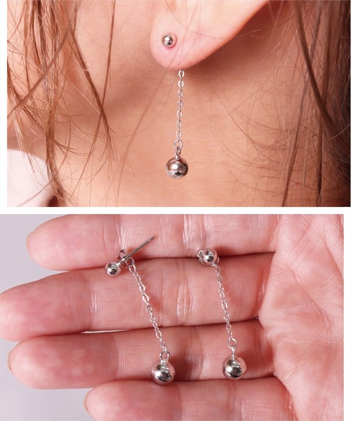 BAYBLO（ベイブロ）の「(EL)【ユニセックス】シルバー925 デザイン ピアス[2個入り/両耳用]（ピアス（両耳用）・レディース・シルバー系その他/シルバー系その他2/シルバー系その他3/シルバー系その他4/シルバー系その他5/シルバー系その他6/シルバー系その他7/その他8/その他9/その他10/その他11/その他12/その他13/その他14/その他15/その他16/その他17/その他18/その他19/その他20/その他21/その他22/その他23/その他24/その他25/その他26/その他27/その他28/その他29/その他30/その他31/その他32/その他33/その他34/その他35/その他1/その他2/その他3/その他4・FREE）」の11枚目の写真