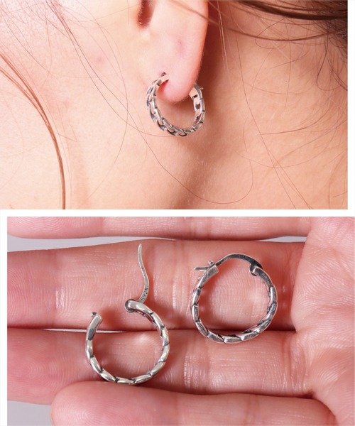 BAYBLO（ベイブロ）の「(EL)【ユニセックス】シルバー925 デザイン ピアス[2個入り/両耳用]（ピアス（両耳用）・レディース・シルバー系その他/シルバー系その他2/シルバー系その他3/シルバー系その他4/シルバー系その他5/シルバー系その他6/シルバー系その他7/その他8/その他9/その他10/その他11/その他12/その他13/その他14/その他15/その他16/その他17/その他18/その他19/その他20/その他21/その他22/その他23/その他24/その他25/その他26/その他27/その他28/その他29/その他30/その他31/その他32/その他33/その他34/その他35/その他1/その他2/その他3/その他4・FREE）」の14枚目の写真