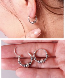 (EL)【ユニセックス】シルバー925 デザイン ピアス[2個入り/両耳用]