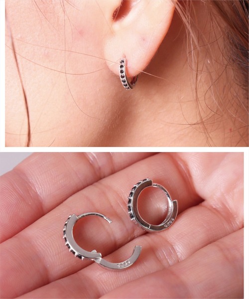 BAYBLO（ベイブロ）の「(EL)【ユニセックス】シルバー925 デザイン ピアス[2個入り/両耳用]（ピアス（両耳用）・レディース・シルバー系その他/シルバー系その他2/シルバー系その他3/シルバー系その他4/シルバー系その他5/シルバー系その他6/シルバー系その他7/その他8/その他9/その他10/その他11/その他12/その他13/その他14/その他15/その他16/その他17/その他18/その他19/その他20/その他21/その他22/その他23/その他24/その他25/その他26/その他27/その他28/その他29/その他30/その他31/その他32/その他33/その他34/その他35/その他1/その他2/その他3/その他4・FREE）」の8枚目の写真