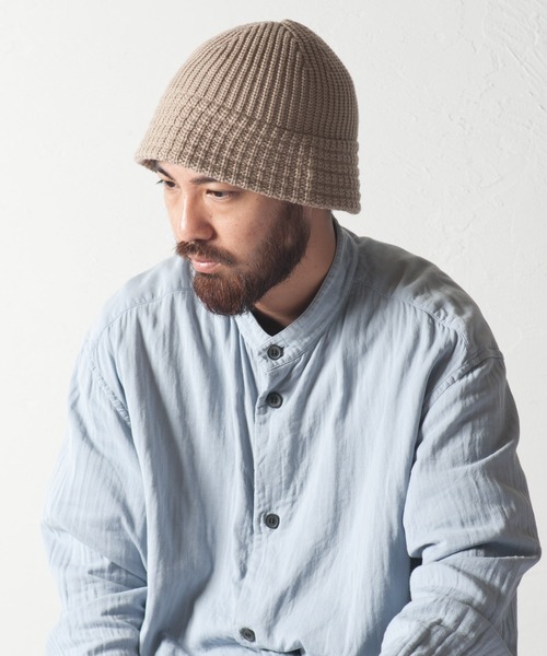 RACAL（ラカル）の「Down Brim Knit Metro Hat / ダウンブリムニットメトロハット（ニットキャップ/ビーニー・メンズ・ブラック/アイボリー/ブラウン/ベージュ/チャコールグレー/オリーブ・FREE）」の22枚目の写真