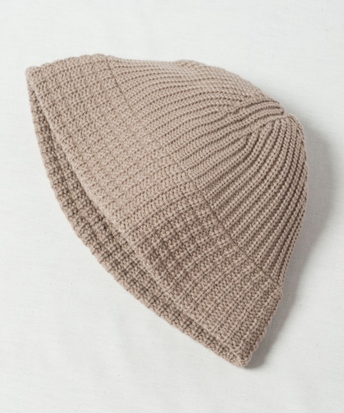 RACAL（ラカル）の「Down Brim Knit Metro Hat / ダウンブリムニットメトロハット（ニットキャップ/ビーニー・メンズ・ブラック/アイボリー/ブラウン/ベージュ/チャコールグレー/オリーブ・FREE）」の21枚目の写真