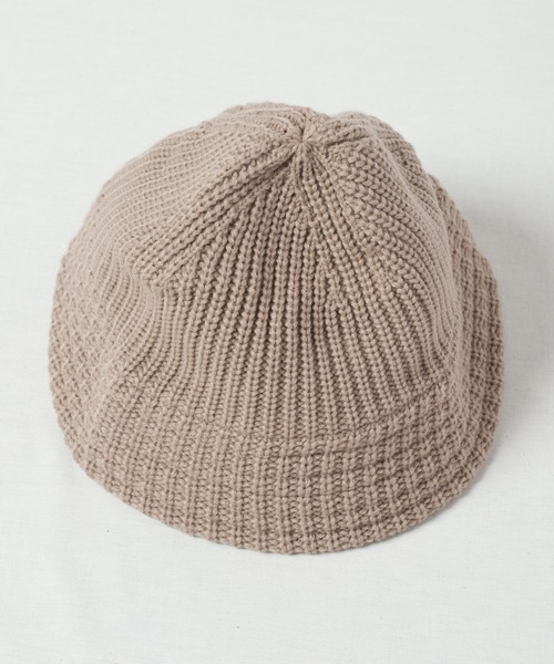 RACAL（ラカル）の「Down Brim Knit Metro Hat / ダウンブリムニットメトロハット（ニットキャップ/ビーニー・メンズ・ブラック/アイボリー/ブラウン/ベージュ/チャコールグレー/オリーブ・FREE）」の11枚目の写真
