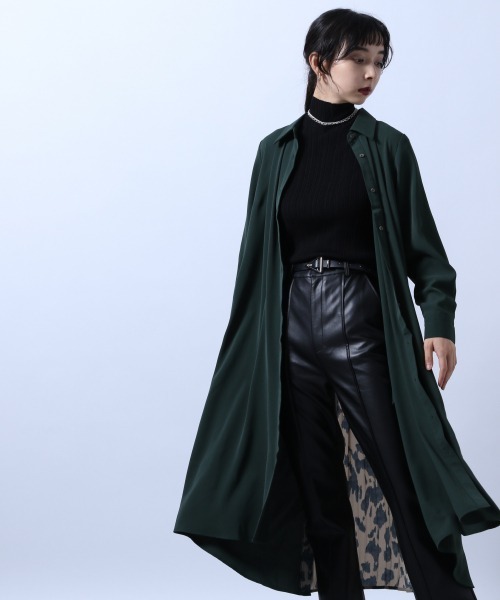 HARE（ハレ）の「バックプリーツガラワンピース(HARE)（シャツ  