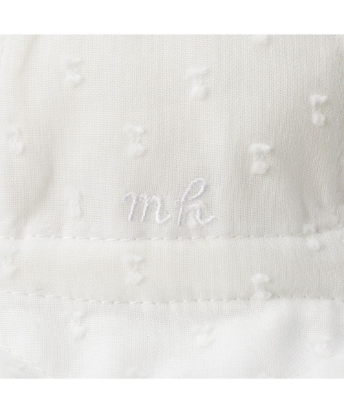 MIKI HOUSE（ミキハウス）の「チューリップハット（ハット・キッズ・ホワイト・S(40-44cm)/M(44-48cm)）」の3枚目の写真