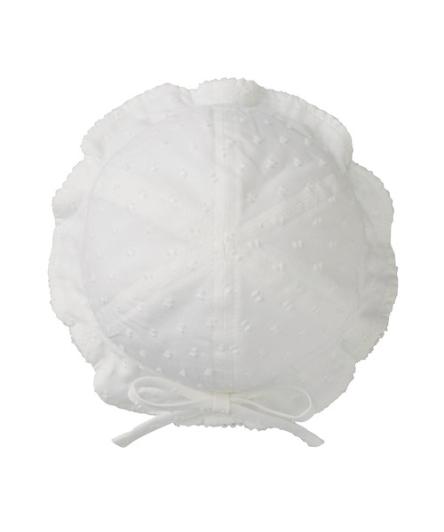 MIKI HOUSE（ミキハウス）の「チューリップハット（ハット・キッズ・ホワイト・S(40-44cm)/M(44-48cm)）」の6枚目の写真