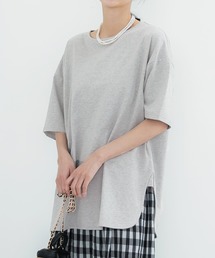 サイドスリットビッグTシャツ COTTON from the US