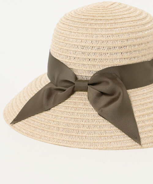 Ray BEAMS（レイビームス）の「Ray BEAMS / リボン ハット（ハット・レディース・ブラウン/ライトグレー/ナチュラル・ONE SIZE）」の13枚目の写真