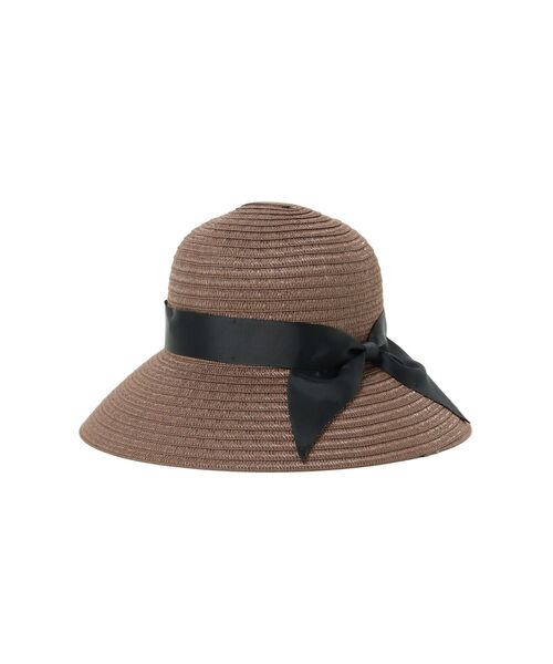 Ray BEAMS（レイビームス）の「Ray BEAMS / リボン ハット（ハット・レディース・ブラウン/ライトグレー/ナチュラル・ONE SIZE）」の6枚目の写真