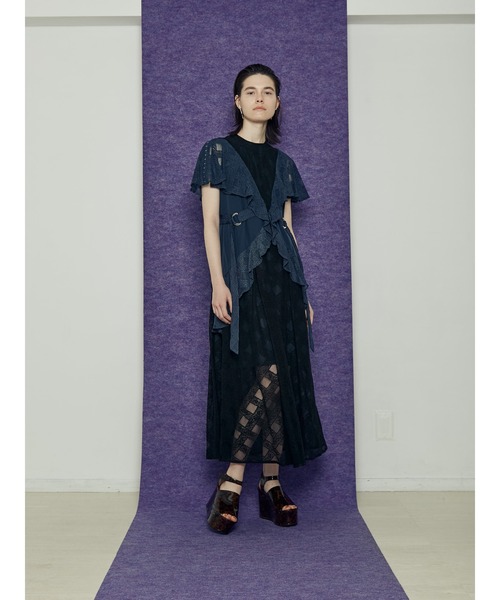 PAMEO POSE BONITA DRESS ネイビー PAMEO POSE BONITA DRESS ネイビー