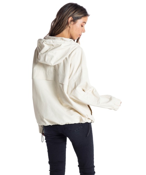 ROXY(ロキシー)の「SPRINKLING/ロキシー ジャケット マウンテンパーカー マンパ(ブルゾン・レディース・カーキ/ベージュ/ホワイト・LARGE/SMALL/MEDIUM)」の4枚目の写真