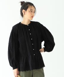 BEAMS BOY | BEAMS BOY / カットワーク ロングスリーブ スモック(シャツ/ブラウス)