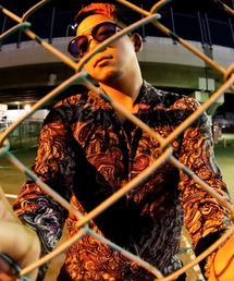 【Youtuberジャックポット/しんりプロデュースブランド】John Hop/Paisley pattern shirt ペイズリーパターンシャツ