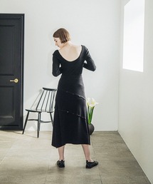 ACCL | テレコアシメスカート(スカート)