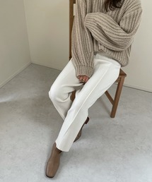 LE MORE | センタープレスニットパンツ(その他パンツ)