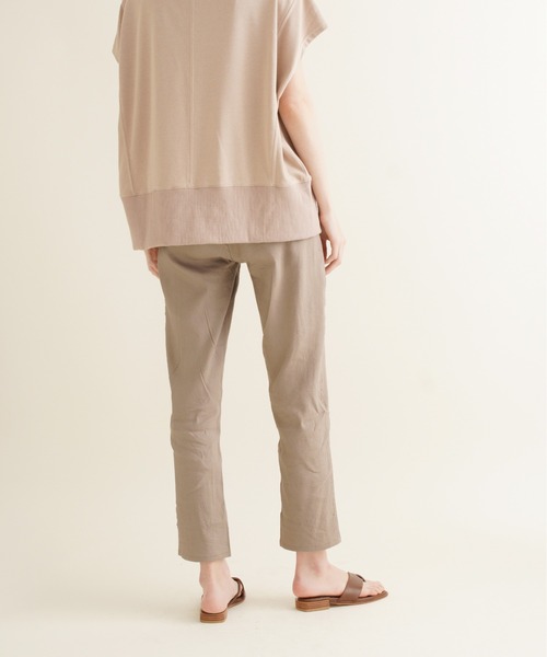 Kelen(ケレン)の「「KELEN / ケレン」リネンレーヨンイージーパンツ"Alto Linen"(その他パンツ・レディース・チャコールグレー/ブラック/アイボリー/グレイッシュベージュ・S/M/L/XS)」の17枚目の写真