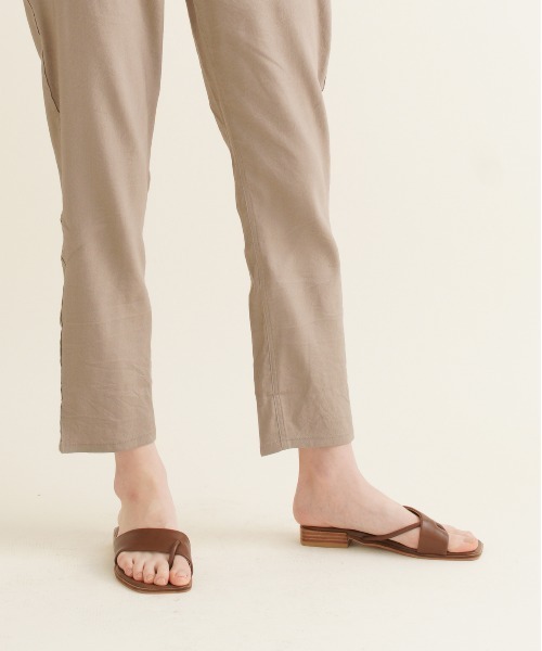 Kelen(ケレン)の「「KELEN / ケレン」リネンレーヨンイージーパンツ"Alto Linen"(その他パンツ・レディース・チャコールグレー/ブラック/アイボリー/グレイッシュベージュ・S/M/L/XS)」の11枚目の写真