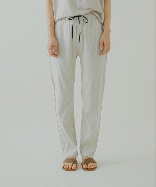 Kelen(ケレン)の「「KELEN / ケレン」リネンレーヨンイージーパンツ"Alto Linen"(その他パンツ・レディース・チャコールグレー/ブラック/アイボリー/グレイッシュベージュ・S/M/L/XS)」の12枚目の写真
