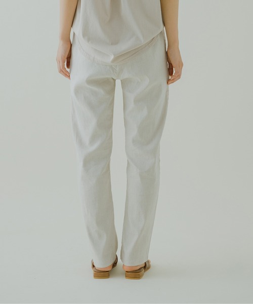 Kelen(ケレン)の「「KELEN / ケレン」リネンレーヨンイージーパンツ"Alto Linen"(その他パンツ・レディース・チャコールグレー/ブラック/アイボリー/グレイッシュベージュ・S/M/L/XS)」の6枚目の写真