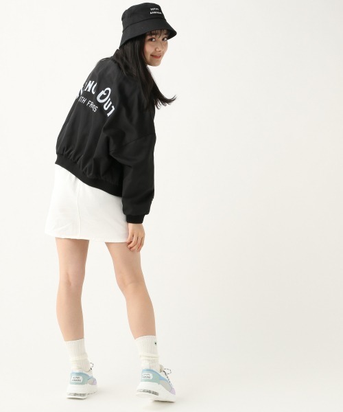 repipi armario(レピピ アルマリオ)の「バックプリントMA-1(MA-1・キッズ・カーキ/ブラック・SMALL/LARGE/MEDIUM)」の6枚目の写真