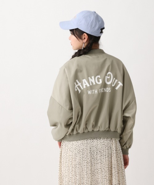 repipi armario(レピピ アルマリオ)の「バックプリントMA-1(MA-1・キッズ・カーキ/ブラック・SMALL/LARGE/MEDIUM)」の11枚目の写真