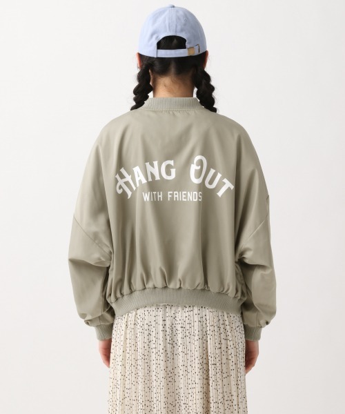 repipi armario(レピピ アルマリオ)の「バックプリントMA-1(MA-1・キッズ・カーキ/ブラック・SMALL/LARGE/MEDIUM)」の14枚目の写真