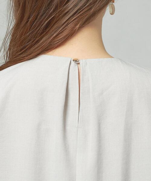 closet story（クローゼットストーリー）の「＜closet story＞フロントタック ブラウス（シャツ/ブラウス・レディース・ライトグレー/ネイビー/クリーム・FREE）」の8枚目の写真