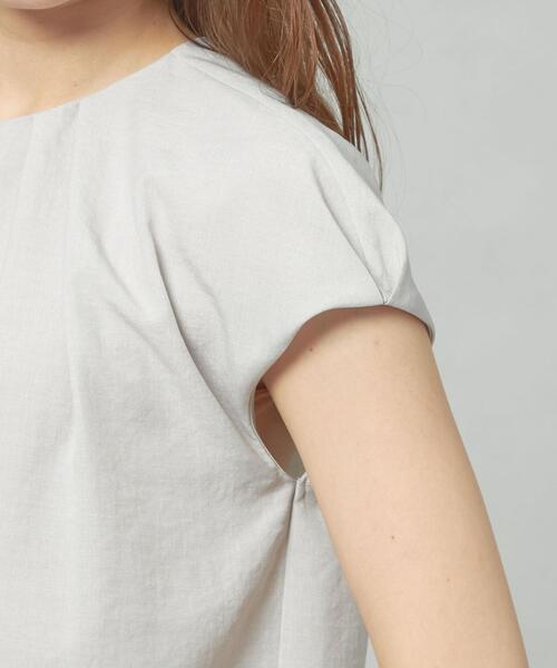 closet story（クローゼットストーリー）の「＜closet story＞フロントタック ブラウス（シャツ/ブラウス・レディース・ライトグレー/ネイビー/クリーム・FREE）」の10枚目の写真