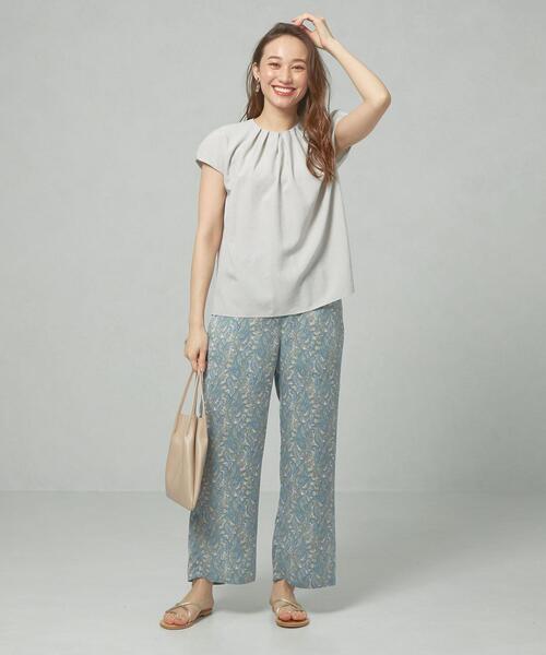 closet story（クローゼットストーリー）の「＜closet story＞フロントタック ブラウス（シャツ/ブラウス・レディース・ライトグレー/ネイビー/クリーム・FREE）」の19枚目の写真