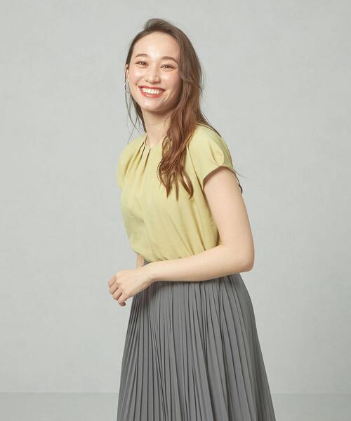 closet story（クローゼットストーリー）の「＜closet story＞フロントタック ブラウス（シャツ/ブラウス・レディース・ライトグレー/ネイビー/クリーム・FREE）」の13枚目の写真