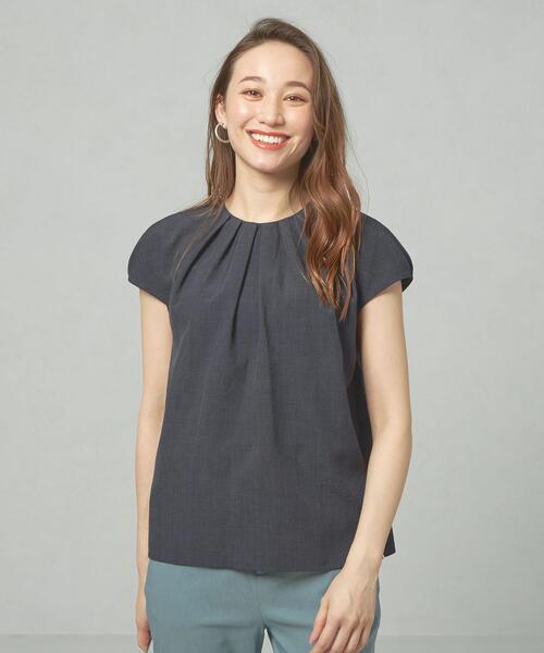 closet story（クローゼットストーリー）の「＜closet story＞フロントタック ブラウス（シャツ/ブラウス・レディース・ライトグレー/ネイビー/クリーム・FREE）」の17枚目の写真