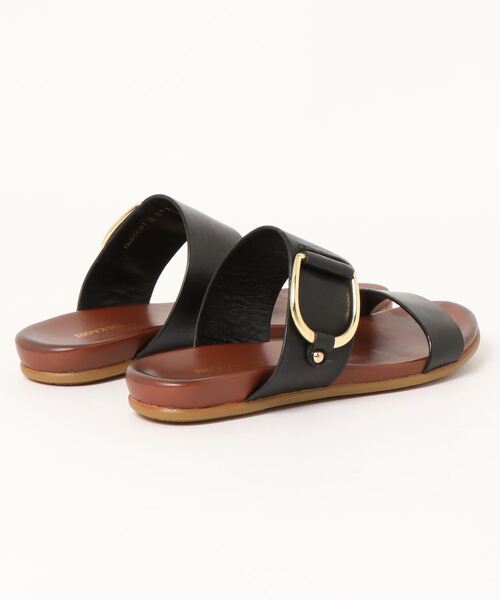 MODE KAORI(モードカオリ)の「バックル付き レザーフラットサンダル/55067(サンダル・レディース・ブラック/カーキ/ブラウン系その他・M/L/S)」の22枚目の写真