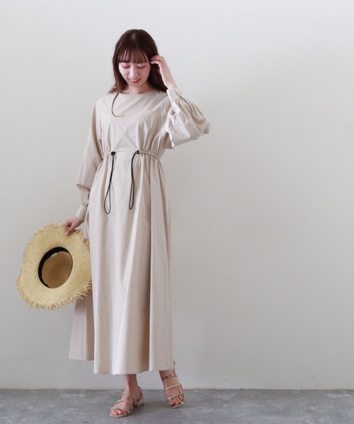 セール】【限定item】ウエストドロストワンピース（ワンピース