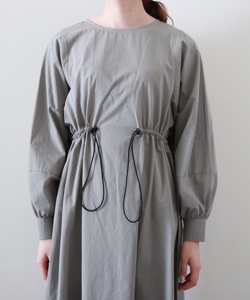 archives(アルシーヴ)の「【限定item】ウエストドロストワンピース(ワンピース・レディース・ベージュ/アイボリー/ミント・MEDIUM)」の12枚目の写真