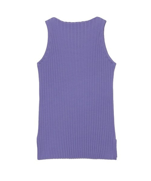 Mila Owen（ミラオーウェン）の「アメスリリブタンクトップ（ニット/セーター・レディース・ブラック/パープル/マルチ/ライトベージュ・1/0）」の19枚目の写真