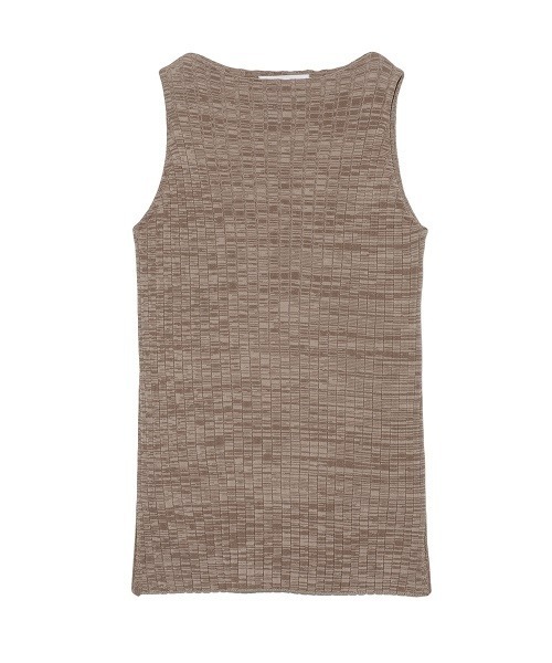 Mila Owen（ミラオーウェン）の「アメスリリブタンクトップ（ニット/セーター・レディース・ブラック/パープル/マルチ/ライトベージュ・1/0）」の20枚目の写真