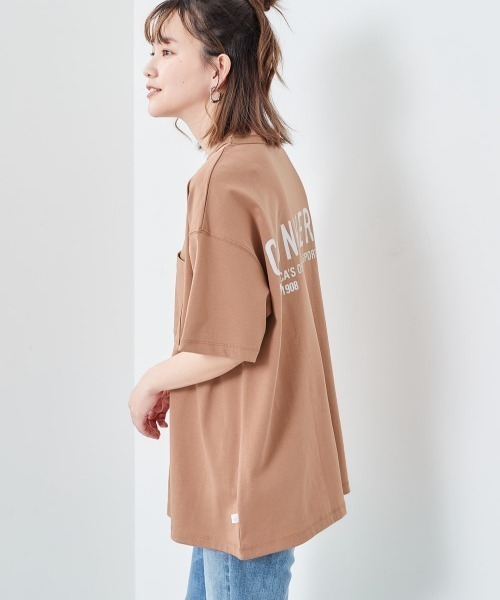 CONVERSE(コンバース)の「【CONVERSE】シルケットバックロゴTee(Tシャツ/カットソー・レディース・ブラウン/パープル/グレー・M)」の15枚目の写真